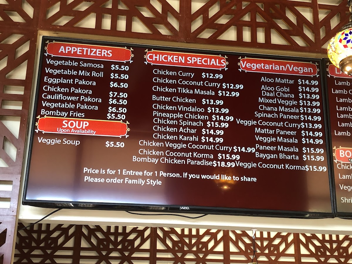 Bombay cafe Menu - Image 4